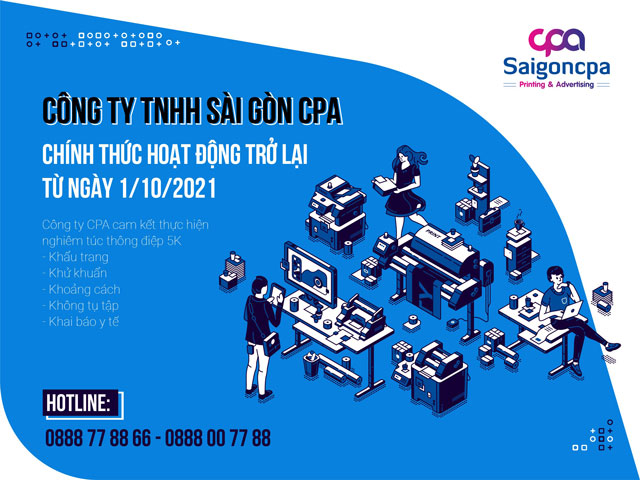 SÀI GÒN CPA THÔNG BÁO HOẠT ĐỘNG LẠI SAU DỊCH