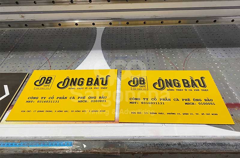 Top 10+ mẫu biển tên công ty đẹp với chất liệu đa dạng