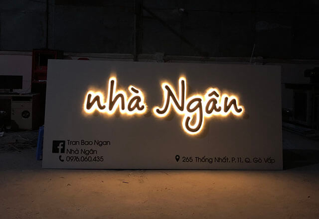 Điểm danh 5 hình thức làm chữ nổi hộp đèn hot nhất 2020