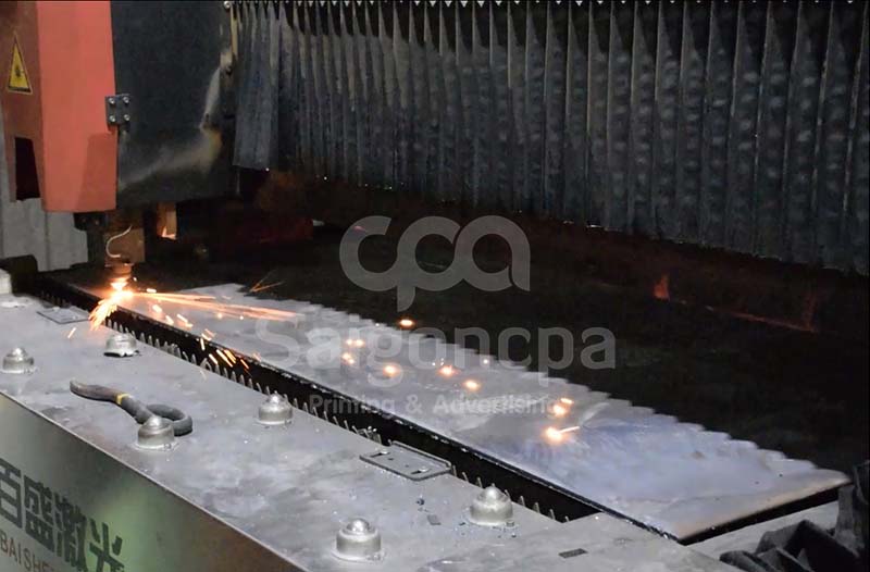 Gia công cắt laser thép - cắt laser kim loại giá rẻ tại TPHCM