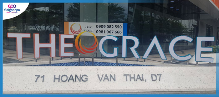 Logo tòa nhà The Grace Quận 7