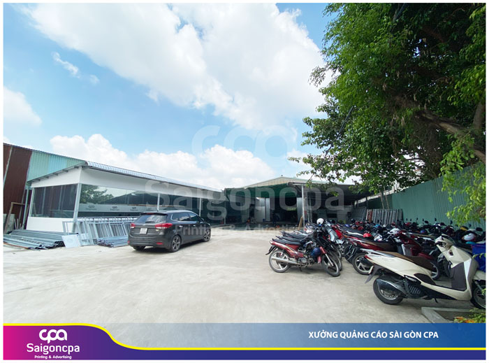 Ghé thăm xưởng sản xuất công ty Quảng Cáo Sài Gòn CPA