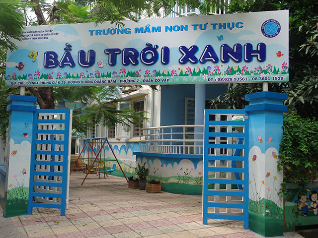 TRƯỜNG MẦM NON BẦU TRỜI XANH 