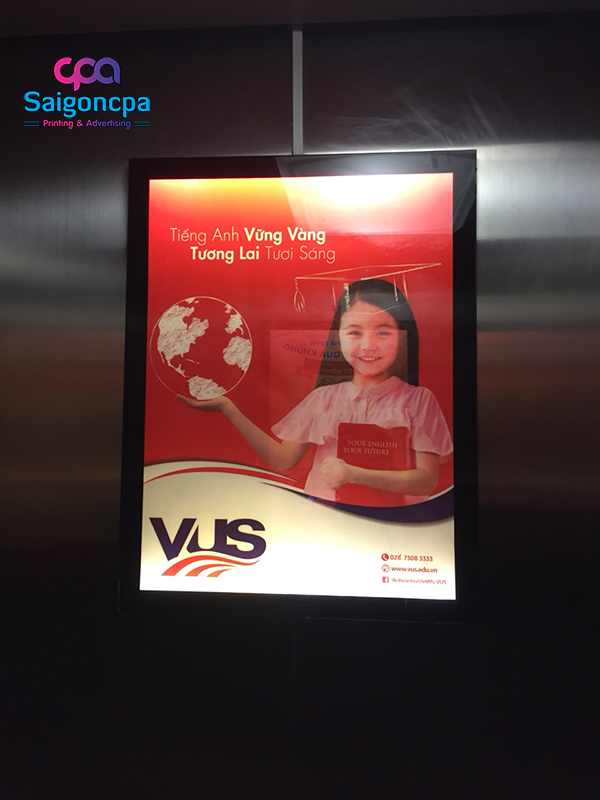Thi công quảng cáo hộp đèn siêu mỏng