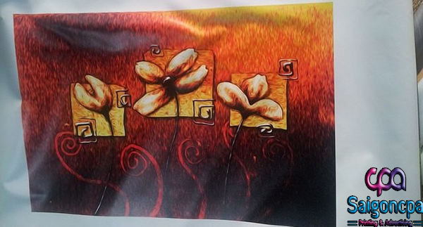 In ảnh trên chất liệu canvas