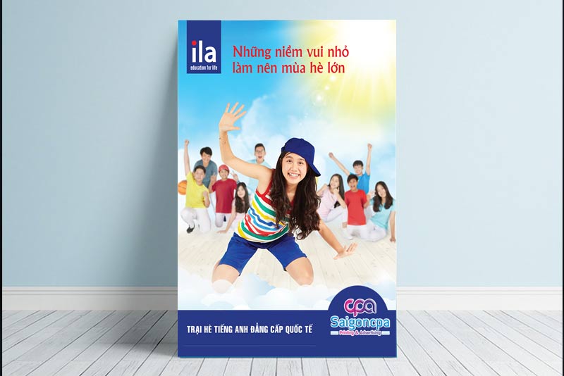 Thi công poster quảng cáo Sài Gòn CPA